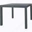 Table d'extérieur, table d'extérieur rectangulaire en aluminium