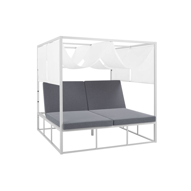 Bergerson 195cm Wide Patio Daybed with Cushions