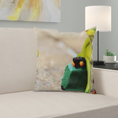 Frog Throw Pillow