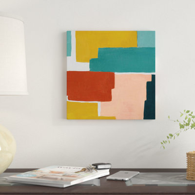 «Block Abstract IV», reproduction sur toile