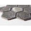 3" x 3" Metal Honeycomb Mosaic Tile