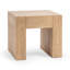Solid Wood Sled End Table-127791886