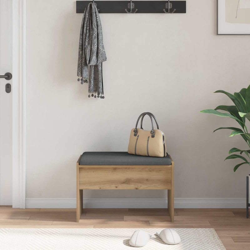 Bench, 40cm H x 63cm W x 38cm D, Artisan Oak