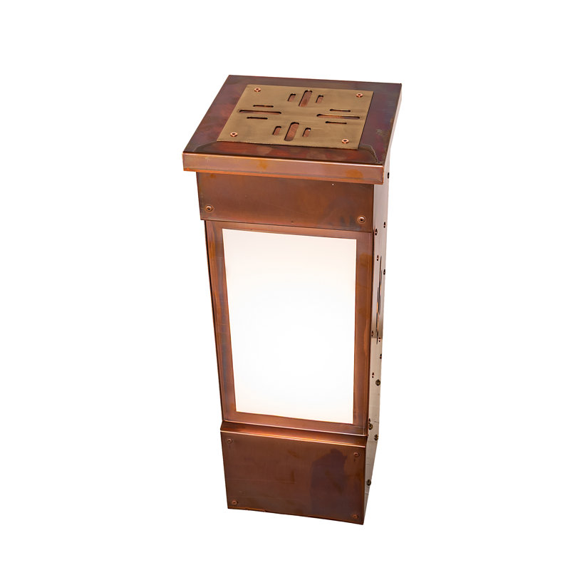 7" Square Deco Pier Mount