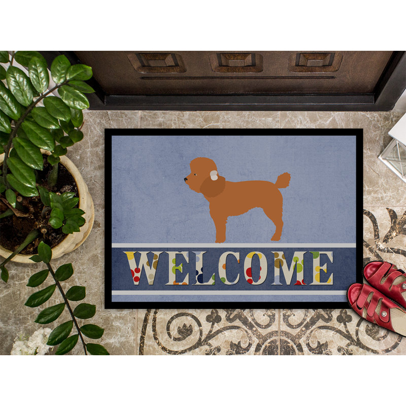 Non-Slip Outdoor Doormat, Rectangle 18" x 27"