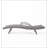 CRETE WICKER CHAISE LOUNGE