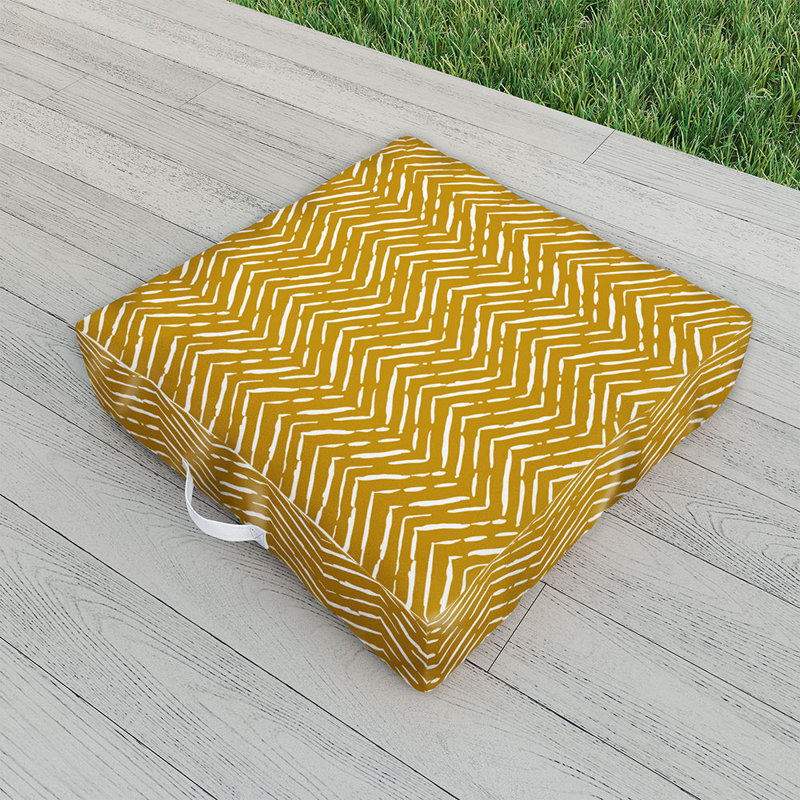 Indoor / Outdoor Geometric Floor Pillow