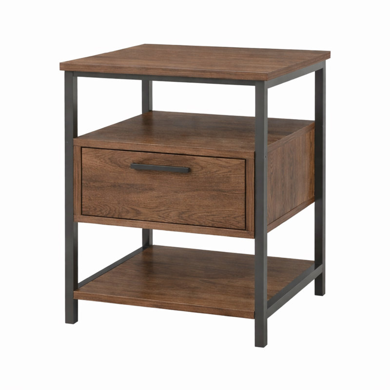Alba Metal Framed Nightstand