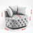 Accent Chair / Classical Barrel Chair for living room / Modern Leisure Sofa Chair-557433841