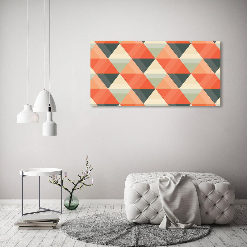 Geometric Background - Wrapped Canvas Print
