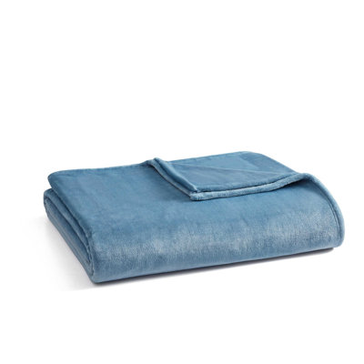 Couverture réversible unie Martha Stewart Bedford