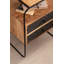 Cleckheaton Iron Bedside Table-1738747997