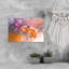 Colorful Ladybug Bubbles Colorful Delicate Ethereal Ladybug Flower Nature Wall Art Print 1 Piece Wrapped Canvas Wall Art-484649504