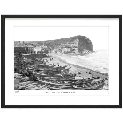 Staithes, The Harbour C1885 by Francis Frith - Single Picture Frame Print