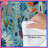 Floral Abstract Blue Comforter-128697069
