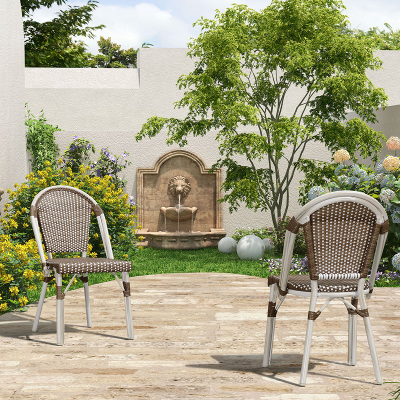 Chaise de terrasse Jahnyla, Brun