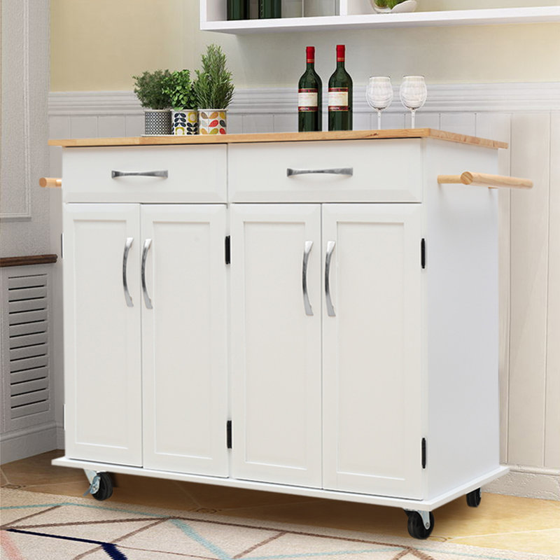Allar Wood Kitchen Island