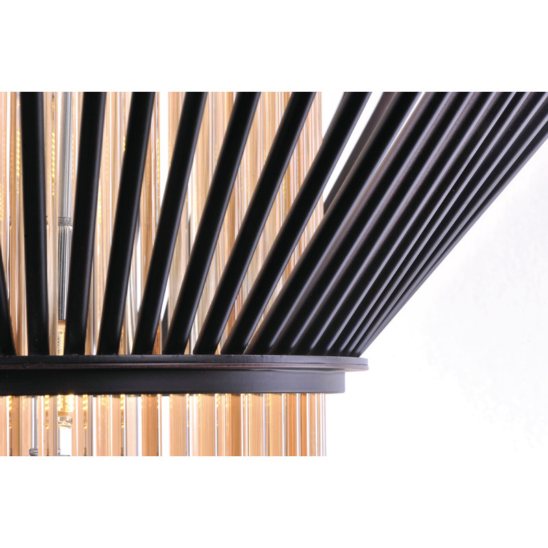 Lustre géométrique 12 lumières unique/statement Agee