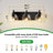 Bathroom Light Fixtures, 3-Light Matte Black Vanity Light Over Mirror, 19" Modern Wall Sconces With Clear Glass Globe Shade,Bathroom Wall Lights For Mirror Kitchen Bedroom Hallway-756645424