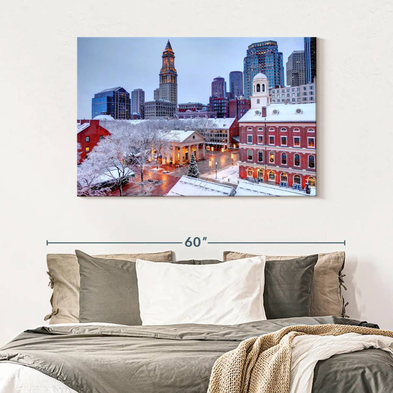 Boston Wintertime, H 32 po x l 48 po