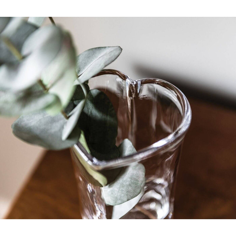Highgate Heart Vase, 5.25" H x 2.25" W x 2.25" D
