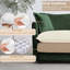 Canapé modulaire en U en chenille avec repose-pieds mobile à 2 compartiments Latitude Run-620327802-620327806