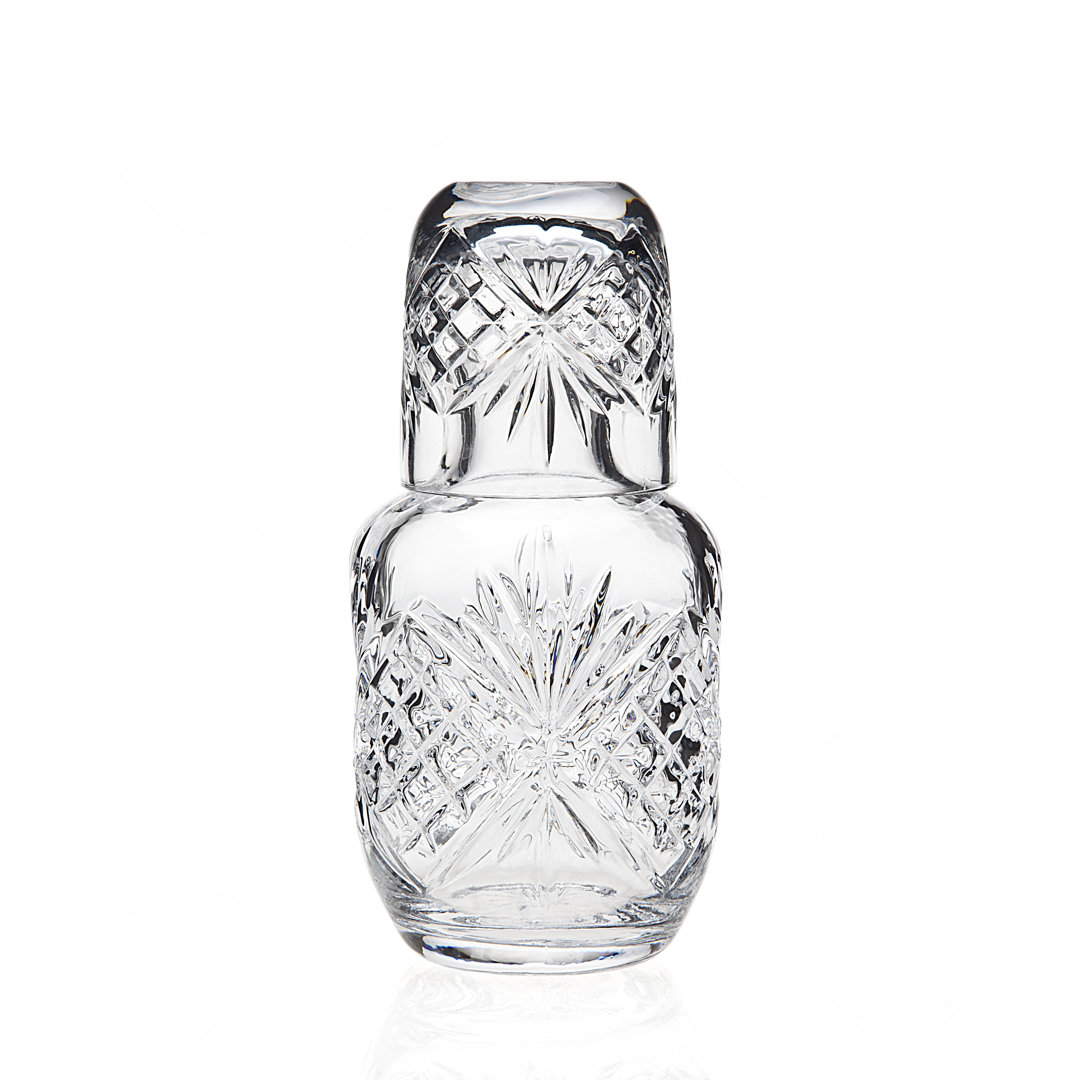 Dublin Crystal Bedside Water Carafe 16oz