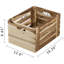 Caisse en bois massif Millwood Pines-2062030694