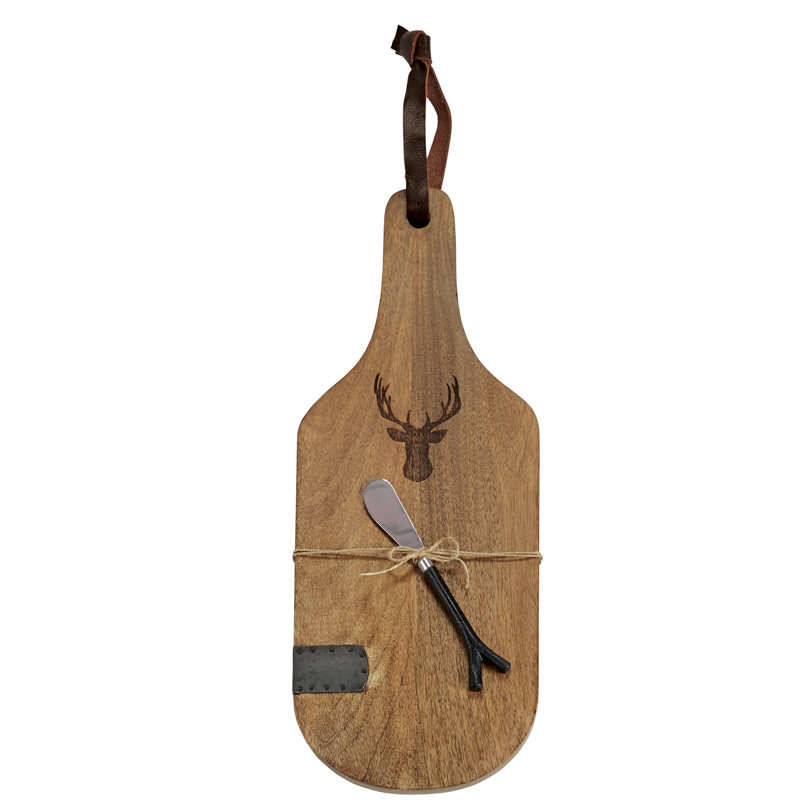 Mud Pie™ Lodge Wood Cheese Board And Platter