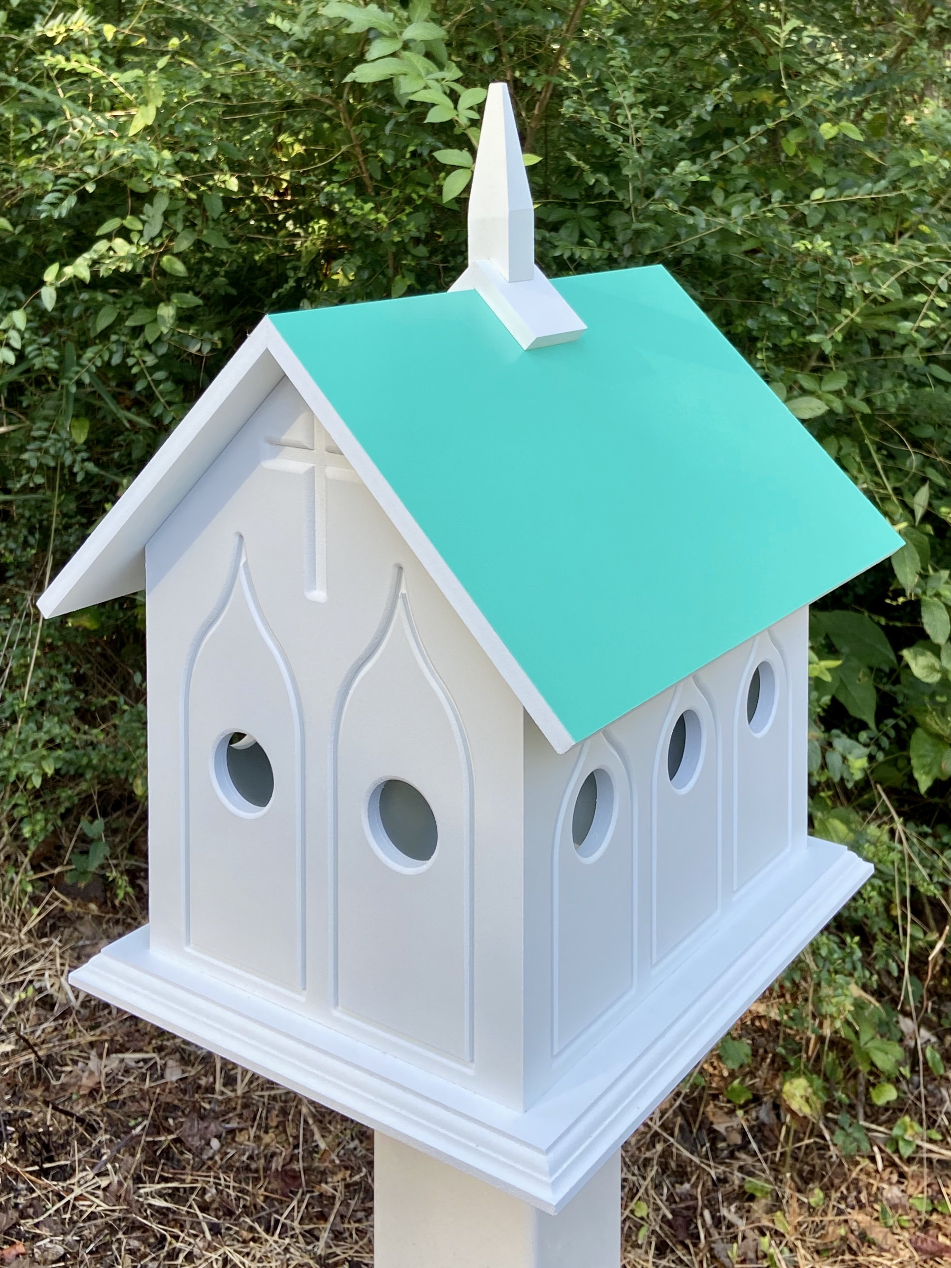 Paradise Birdhouses 20'' H x 15'' W x 12'' D Post Birdhouse Wayfair