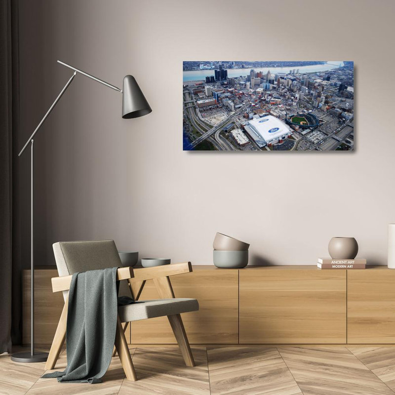 Ford Field, 13" H x 24" W
