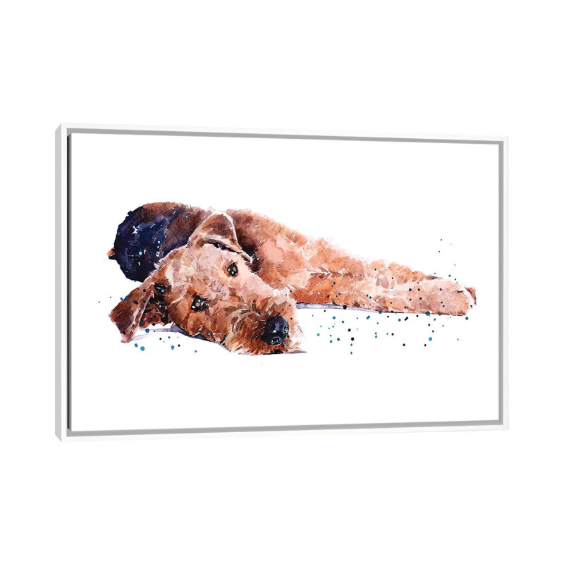 Reproduction d’art, impression, Pas de tapis, H 18 po x l 26 po x P 1,5 po, Toile blanche encadrée