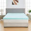 Surmatelas en mousse mémoire, surmatelas infusé de gel rafraîchissant pour soulager les maux de dos, ventilé et respirant-1602353549-1602353537