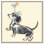 Adorable décoration murale Martini Pup I par Art Remedy