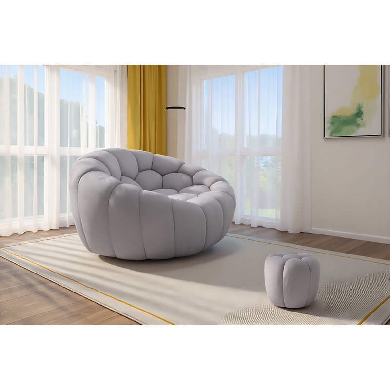 Merz large, Microfibre / microsuède gris