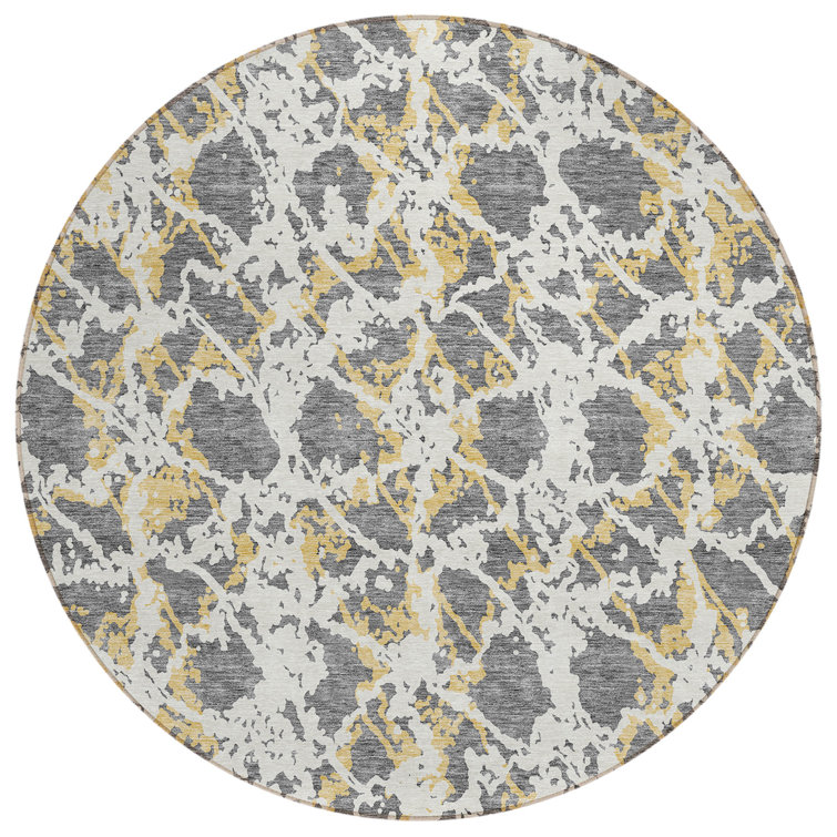 Aquaisha Flatweave Abstract Indoor / Outdoor Rug