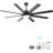 66 Inch Modern Ceiling Fan With Lights And Smart Remote Control 6 Speed Reversible Noiseless Dc Motor For Indoor-509982363-509982361