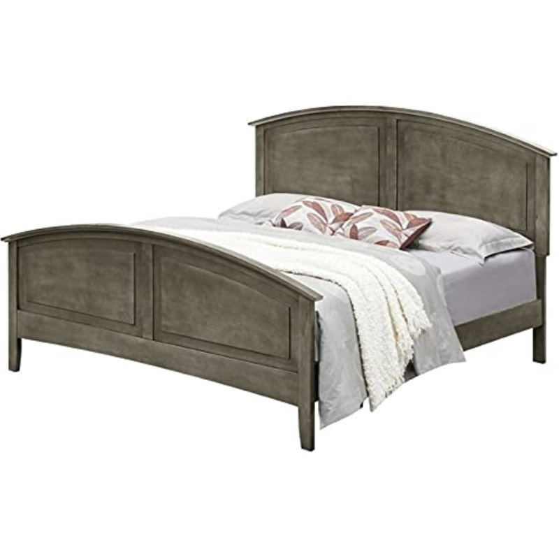 Chene Low Profile Bed, Queen, Gray
