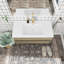 Meuble-lavabo simple 42 po avec plateau en résine Tahel-794897090