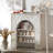 French Retro Carved Storage Fireplace Decorative Cabinet