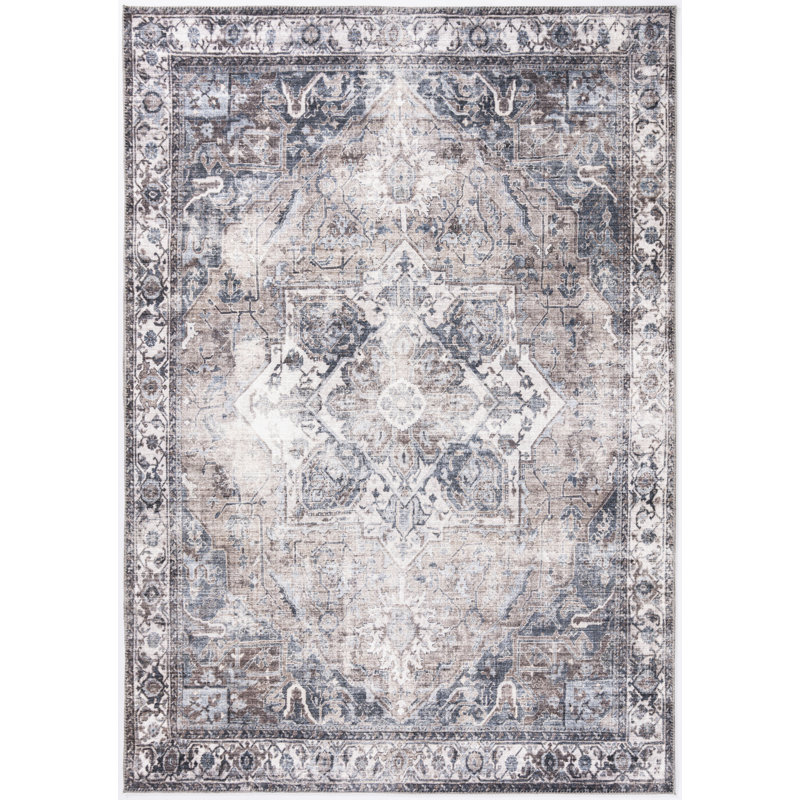 Oriental Indoor Rug, Rectangle 5'3" x 7'6"