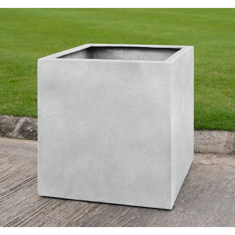 Farnley Planter Box, 23.5" H x 23.5" W x 23.5" D, Charcoal Premium Lite, 1