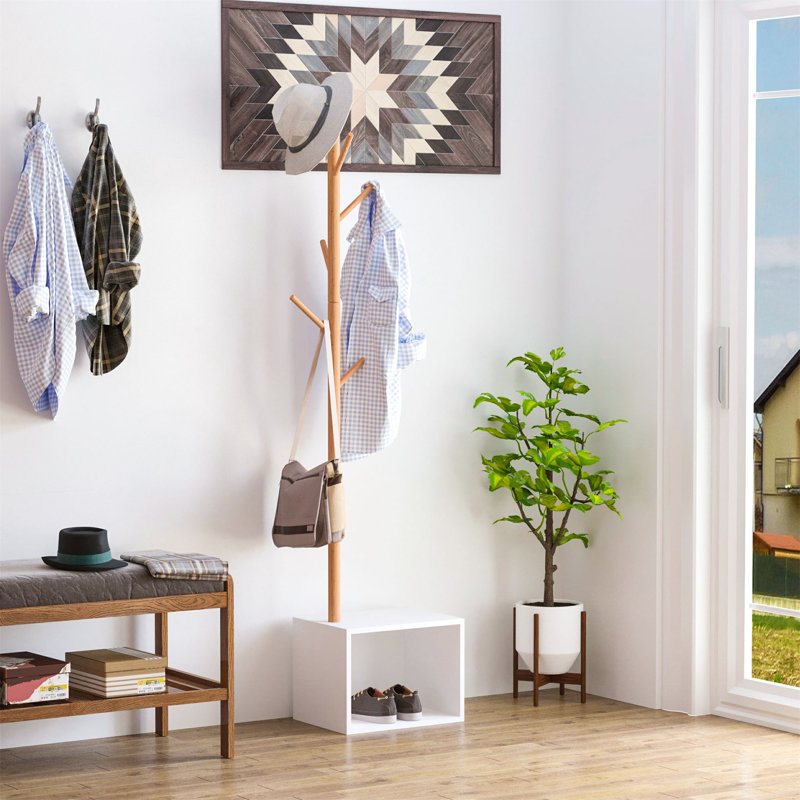 Jaylyn Freestanding 6 - Hook Coat Rack