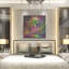 «Palm Tree Abstract 1» par Rey Klimt, art mural en métal-1021595160