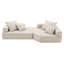 Canapé modulaire surdimensionné surdimensionné, ensemble de canapé de plancher Boucle de luxe, canapé convertible compressé, canapé spacieux rempli de mousse, combinaison libre,-1784856020-1784856021-1784856022