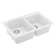 Karran Quartz 33'' X 22'' Double Bowl 60/40 Top Mount Drop-in Kitchen Sink Kit