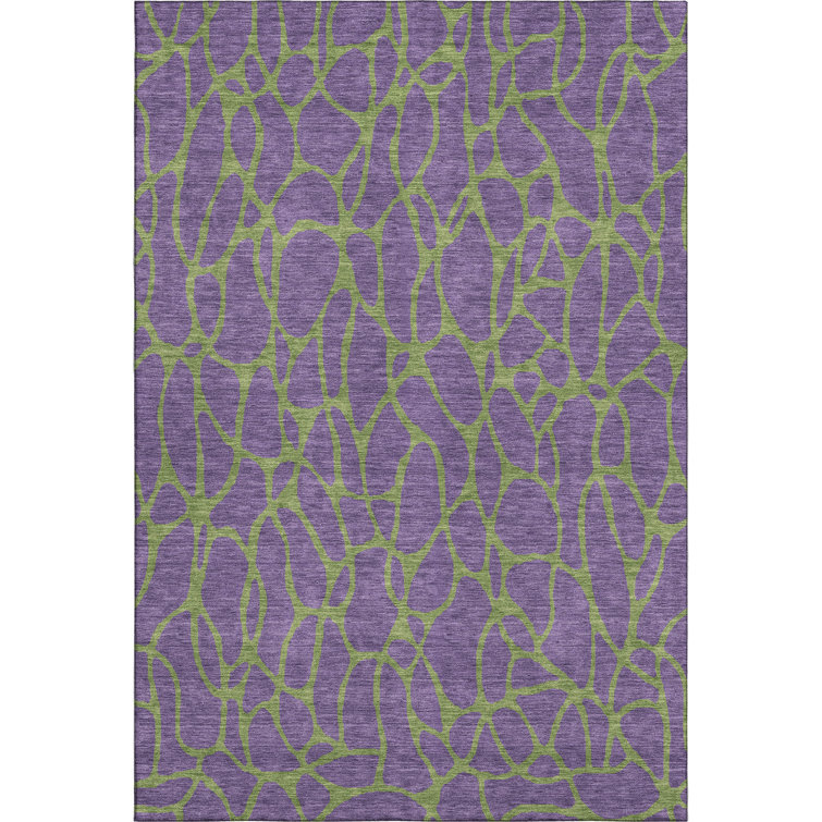 Premium Machine Washable Mayfield AMF1023 Geometric Rug
