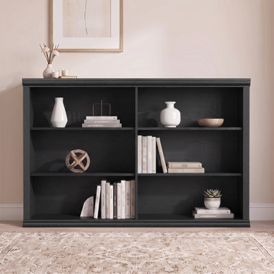 Bibliothèque standard en bois 37 "L x 47,2"