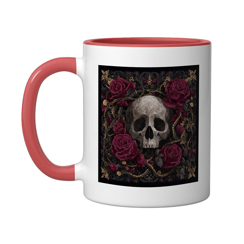 Ceramic Coffee Mug, Red