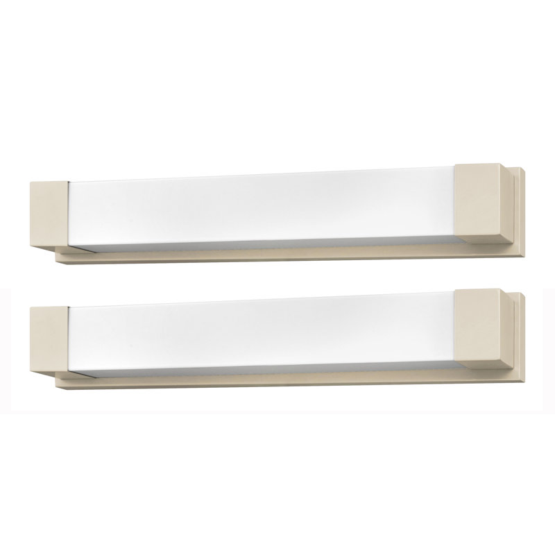 Barre d’éclairage de salle de bain 2 lumières Plymouth Rock Classic Contemporary